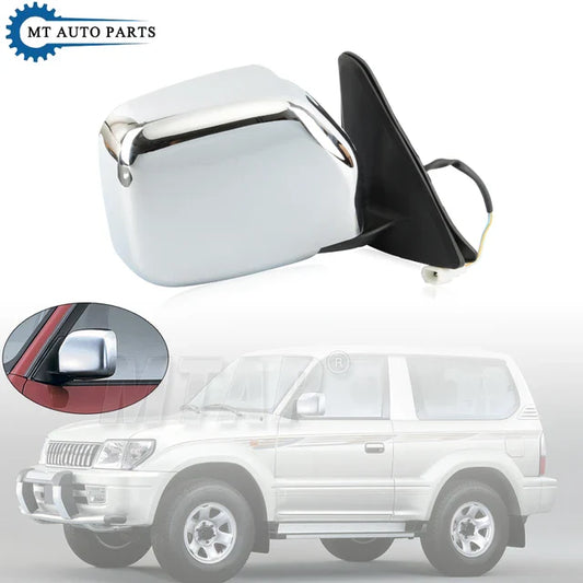 retroviseur toyota land cruiser 1998 droite chrome electrique